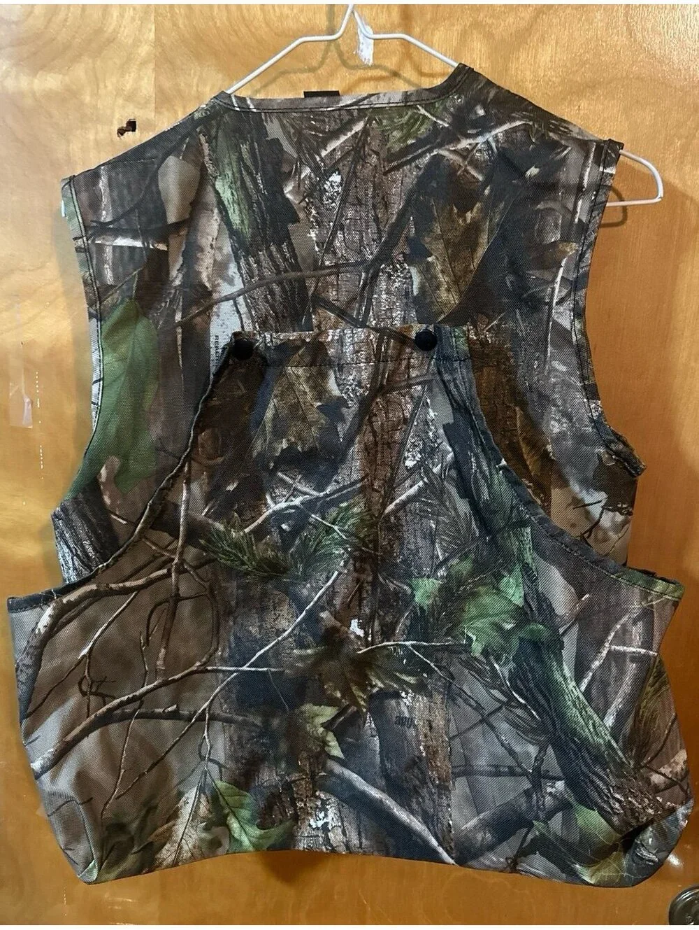 Camo hunting vest size one size
